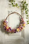 Thumbnail View 1: Fernwood Flower Farm Dried Wreath, Pastel