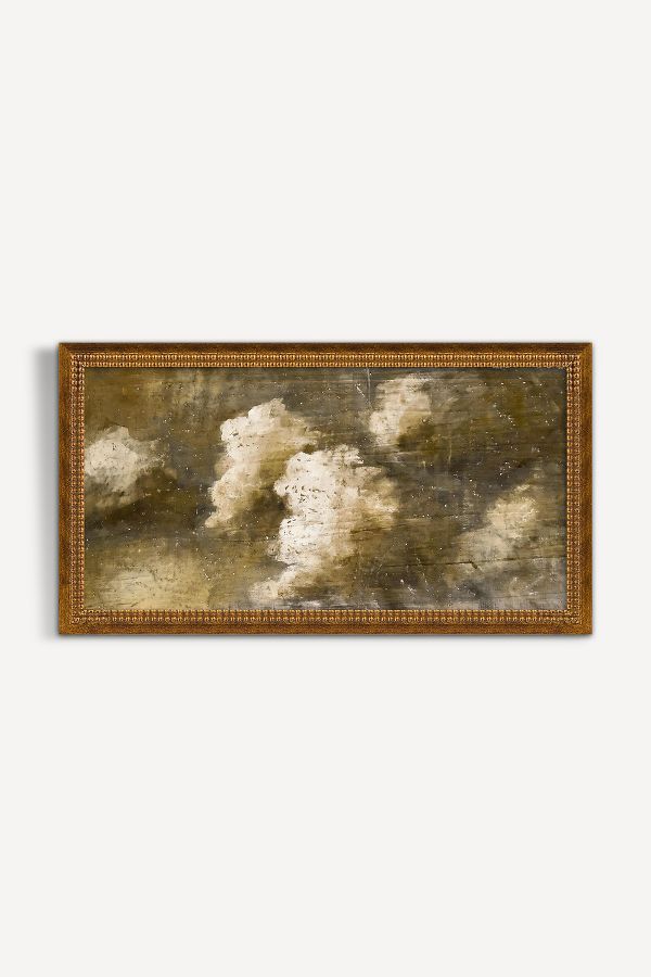 Slide View: 1: Sepia Clouds Wall Art