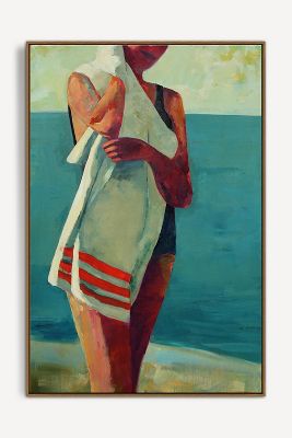 Striped Beach Towel Wall Art