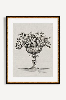 Victorian Fruit Bowl Wall Art