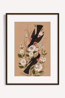 Red-Winged Blackbirds Wall Art