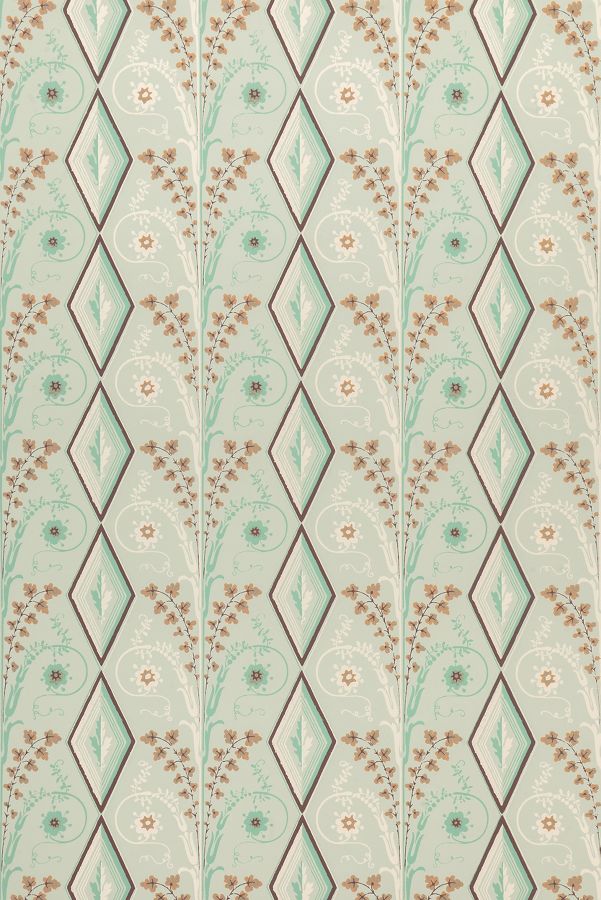 Slide View: 2: Brunschwig & Fils Gallier Diamond Wallpaper