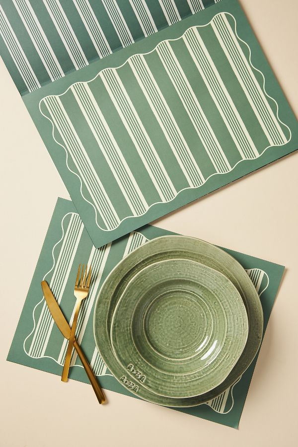 Slide View: 1: Papier Placemats, Set of 40