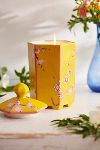 Thumbnail View 1: Ceramic Jar Candle, Yellow Floral