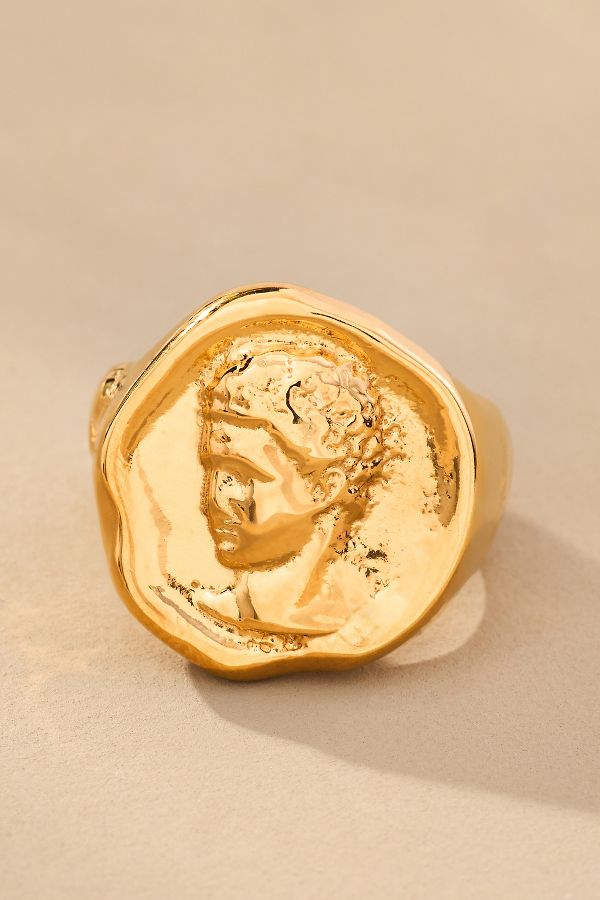 Slide View: 2: Hermina Athens Hermis Signet Ring