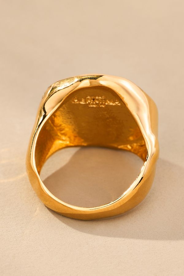 Slide View: 3: Hermina Athens Hermis Signet Ring