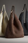 Thumbnail View 1: The Love Knot Slouchy Bag: Raffia Buckle Edition