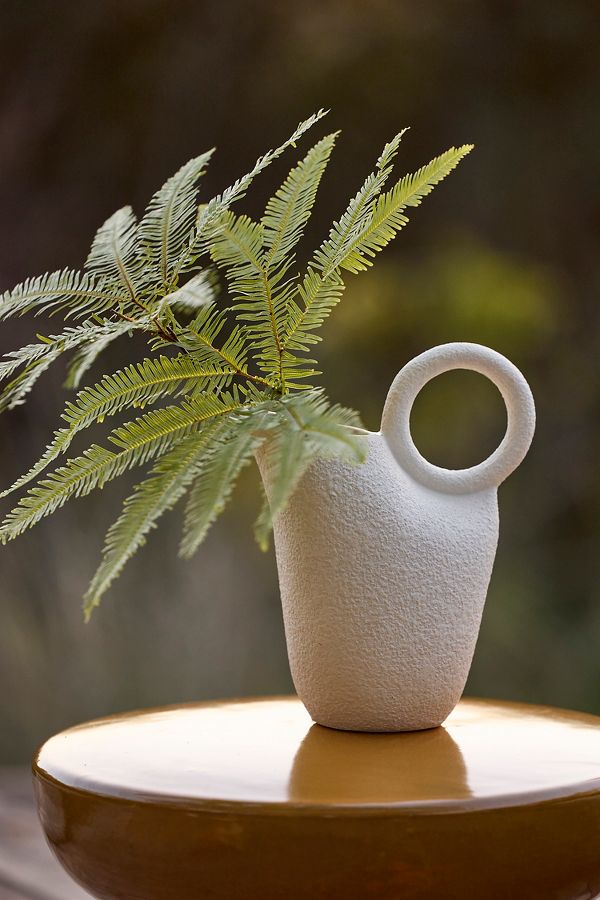 Slide View: 1: Bouclé Stoneware Watering Can