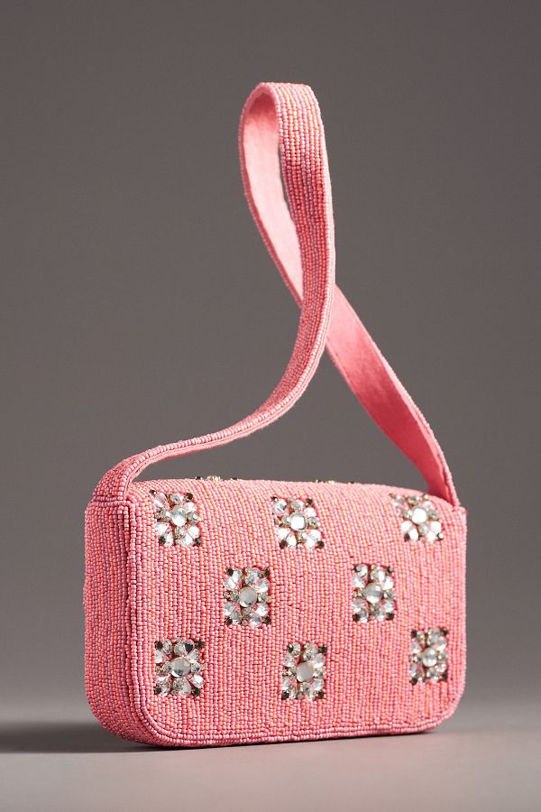 Slide View: 2: The Fiona Beaded Bag: Geometric Edition