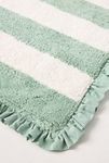 Thumbnail View 2: Maeve Ruffled Stripe Tufted Bath Mat