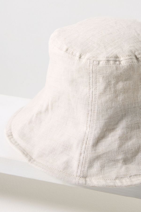 Slide View: 3: Wyeth Cotton Linen Bucket Hat