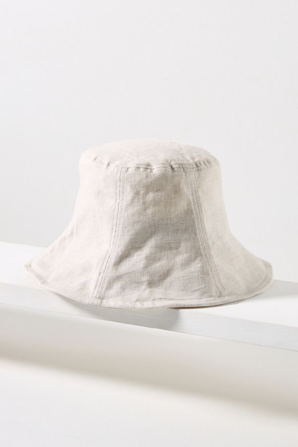 Slide View: 1: Wyeth Cotton Linen Bucket Hat