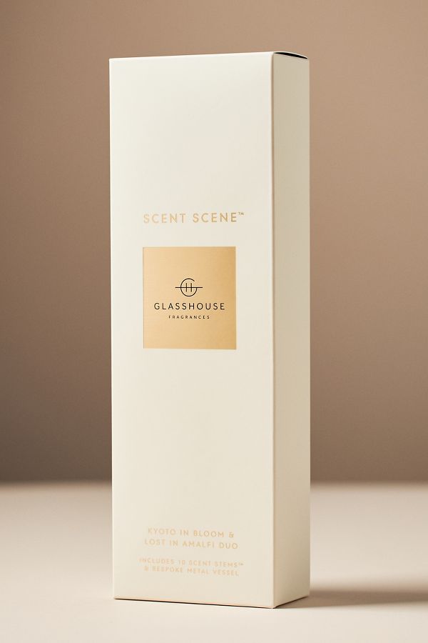 Slide View: 2: Glasshouse Fragrances Kyoto in Bloom & Lost in Amalfi Scent Scene™ Duo Diffuser