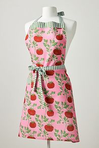 Slide View: 2: Luca Block Print Apron