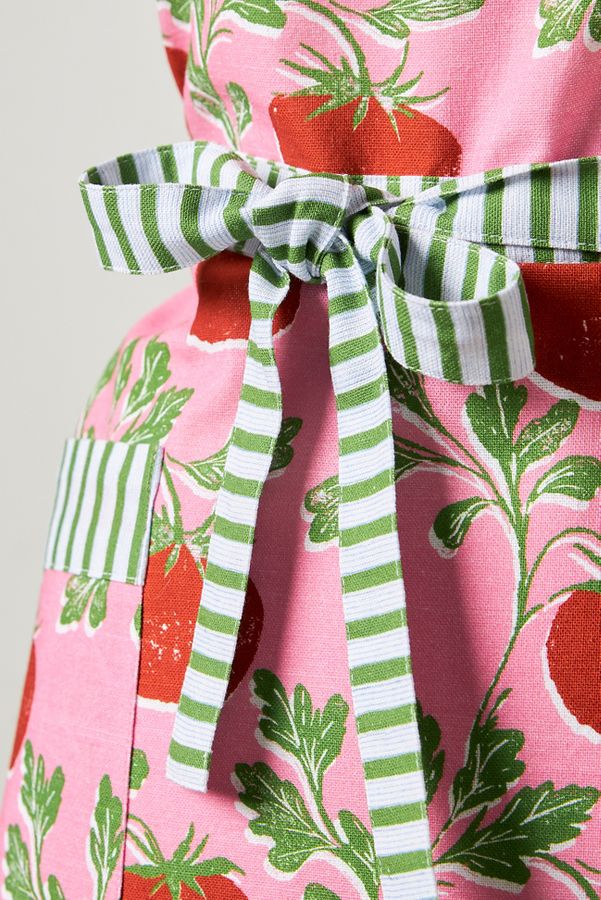 Slide View: 3: Luca Block Print Apron