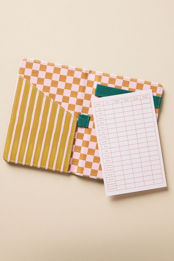 Slide View: 2: Anthropologie Golf Scorecard Keeper