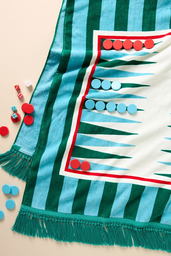 Slide View: 2: Anthropologie Towel Board Game Set