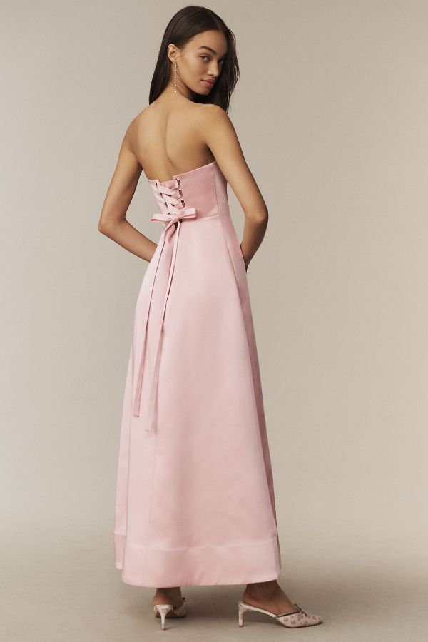 Slide View: 3: Mare Mare Piper Strapless Fit & Flare Maxi Dress