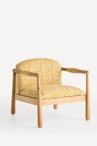 Slide View: 2: Pippa Kari Block-Print Accent Chair