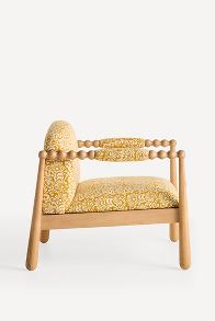 Slide View: 3: Pippa Kari Block-Print Accent Chair