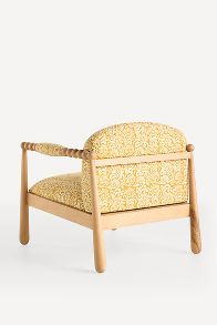 Slide View: 4: Pippa Kari Block-Print Accent Chair