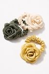 Thumbnail View 1: Rose Scrunchies, Set of 3