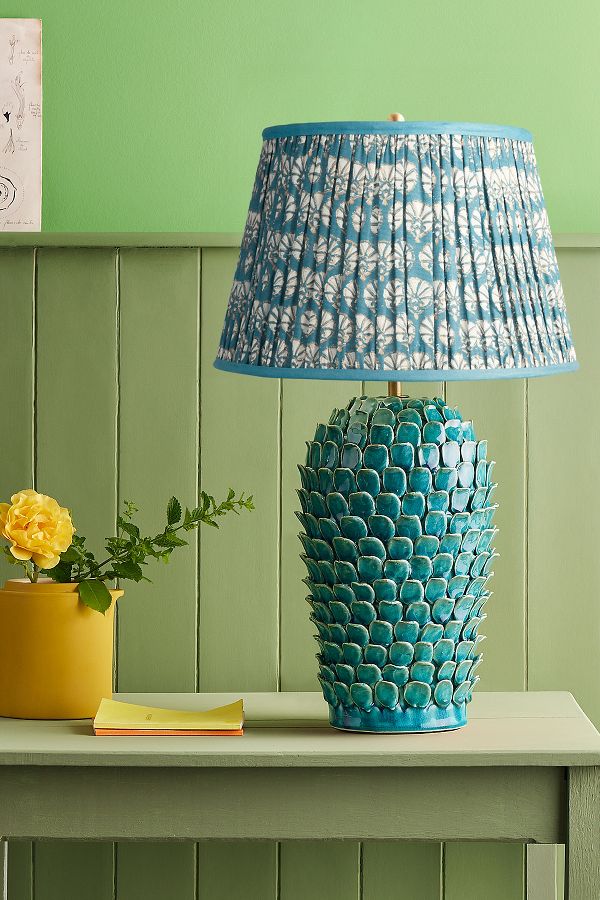 Slide View: 1: Pooky The Stucco Ceramic Table Lamp