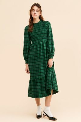 Louche Peppi-Winter Plaid Dress