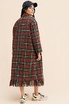 Thumbnail View 2: The Korner Plaid Fringe Coat