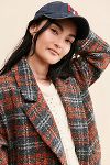 Thumbnail View 3: The Korner Plaid Fringe Coat