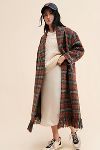 Thumbnail View 4: The Korner Plaid Fringe Coat