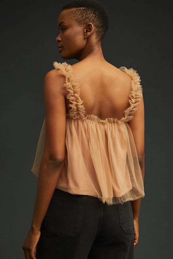 Slide View: 2: Sunday in Brooklyn Tulle Tank Top