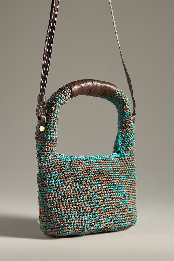 Slide View: 2: Sensi Studio Mini Toquilla Straw Bag