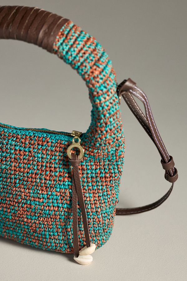 Slide View: 3: Sensi Studio Mini Toquilla Straw Bag