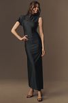 Thumbnail View 1: De La Vali Canzonet One-Shoulder Column Maxi Dress