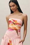 Thumbnail View 3: Nicholas the Label Despina Strapless Midi Dress with Bubble Skirt