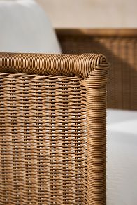 Slide View: 4: Iris All Weather Wicker Lounge Chair