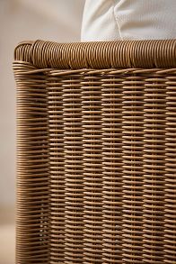 Slide View: 4: Iris All Weather Wicker Sofa