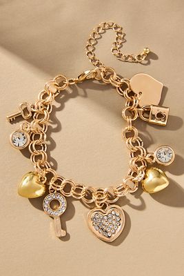 Lulla Heart Evil Eye Charm Bracelet