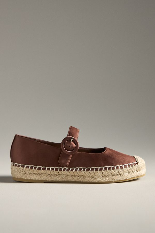 Slide View: 1: Jeffrey Campbell Ariel Mary Jane Espadrille Flats