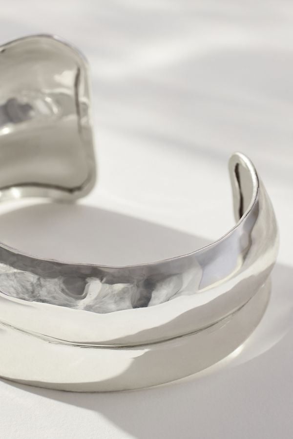 Slide View: 2: Sculptural Cuff Bracelet