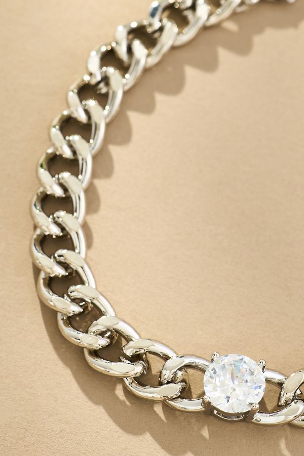 Slide View: 2: Crystal Link Bracelet