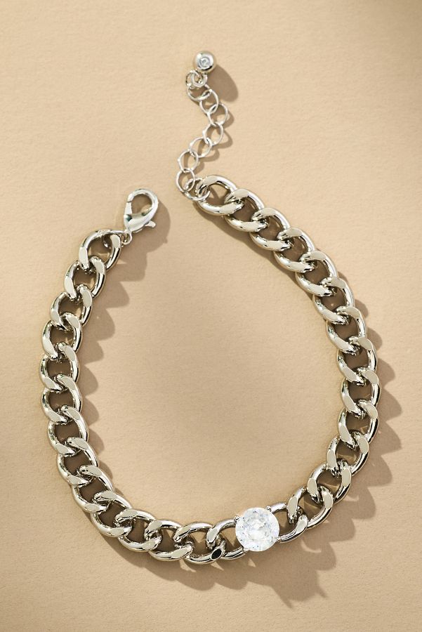 Slide View: 1: Crystal Link Bracelet