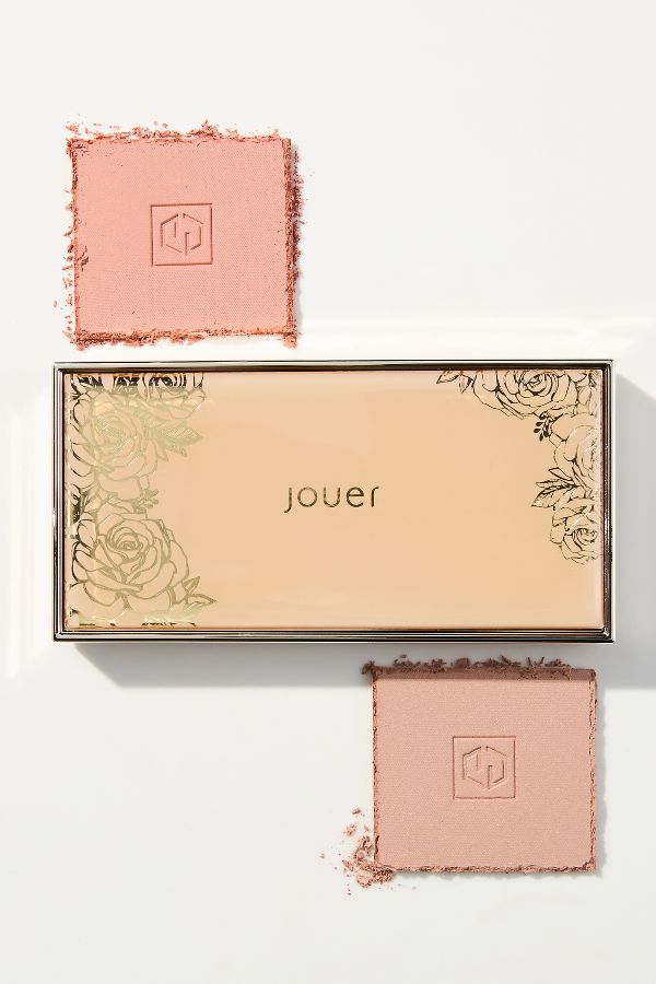 Slide View: 1: Jouer Cosmetics Rose Gold Blush Bouquet Dual Blush Palette