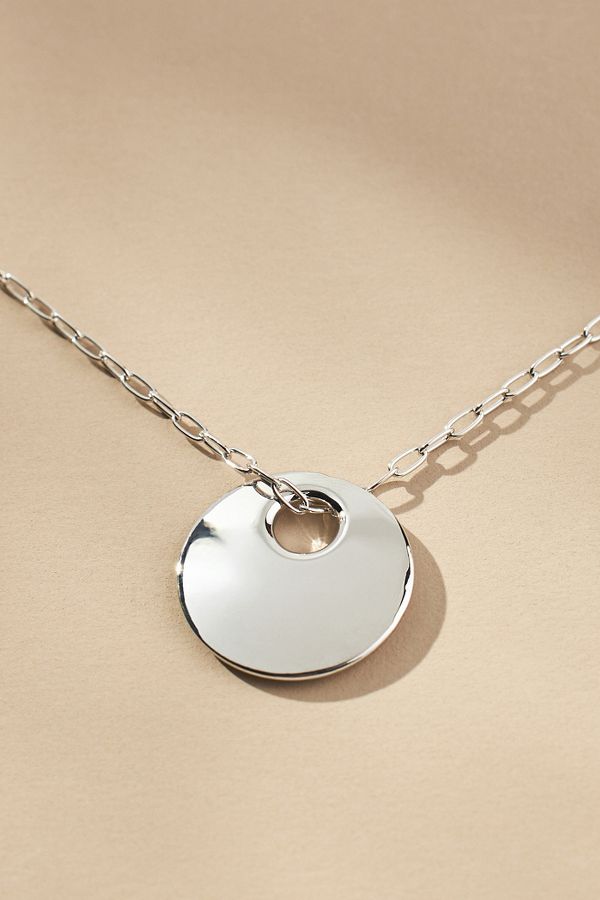 Slide View: 2: Ellipse Pendant Necklace