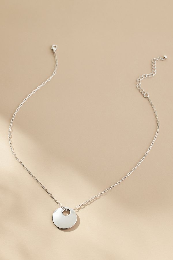 Slide View: 1: Ellipse Pendant Necklace