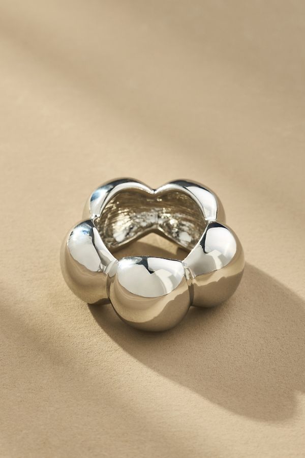 Slide View: 1: Bubble Scallop Ring