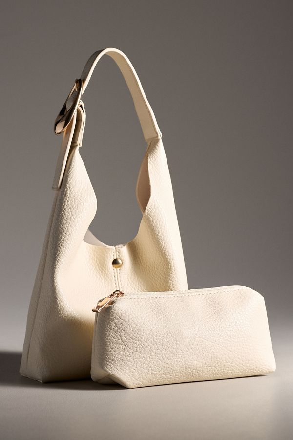 Slide View: 3: The Love Knot Slouchy Bag: Mini Buckle Edition