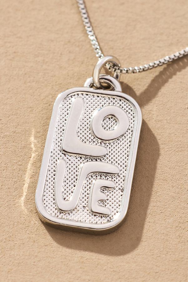 Slide View: 2: Love Icon Charm Necklace