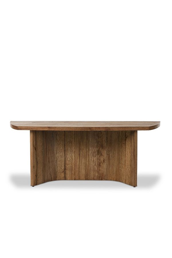 Slide View: 1: Brinton Rustic Oak Console Table